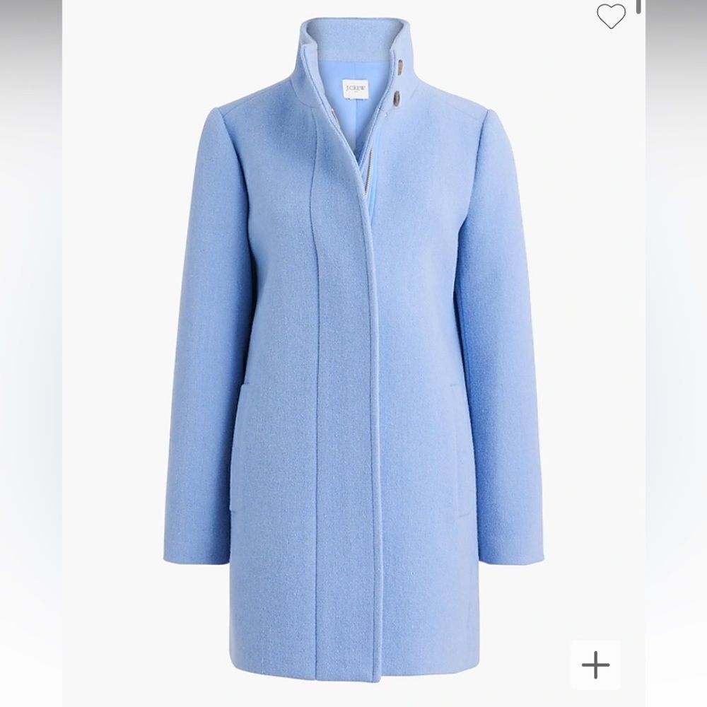 J.Crew Factory Button-Neck Citycoat